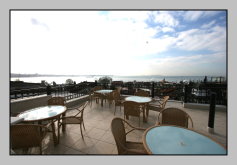 Open roof terrace